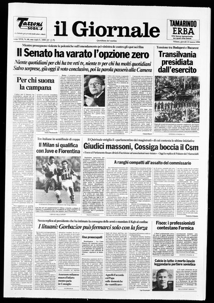 Il giornale : quotidiano del mattino